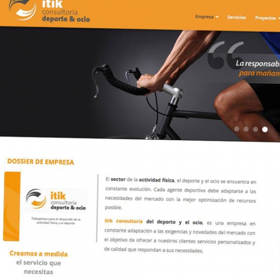 Web Itik Consultoría del Esport y el Lleure